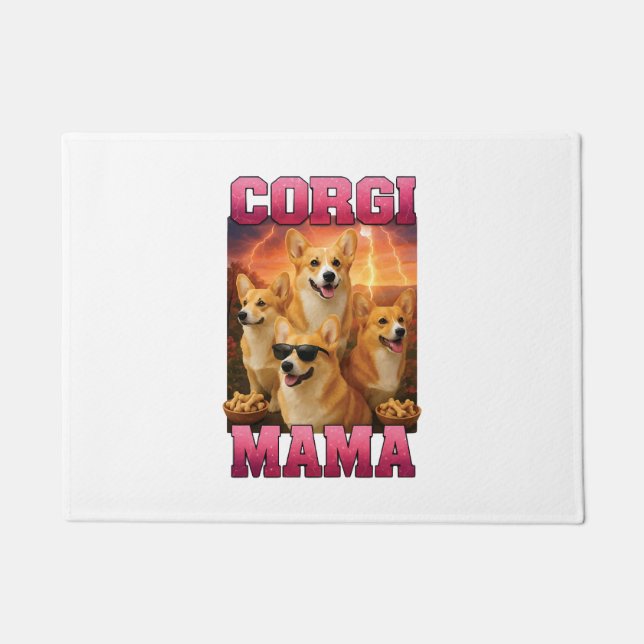 Corgi Copy Copy Doormat (Front)