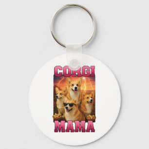 Corgi Copy Copy Keychain
