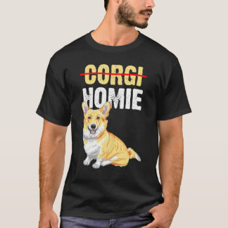 Corgi  Corgi Homie Friends Cute Corgis Pet Animal T-Shirt