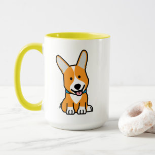 Corgi Corgis dog puppy doggy happy Pembroke Welsh Mug