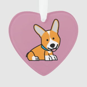 Corgi Corgis dog puppy doggy happy Pembroke Welsh Ornament