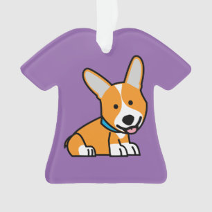 Corgi Corgis dog puppy doggy happy Pembroke Welsh Ornament