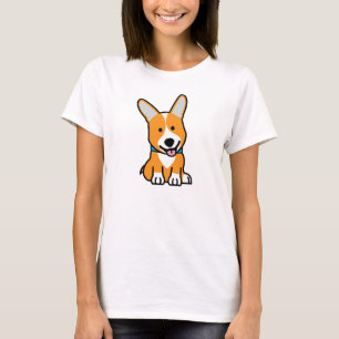 Corgi Corgis dog puppy doggy happy Pembroke Welsh T-Shirt