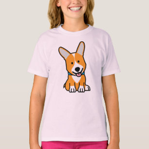 Corgi Corgis dog puppy doggy happy Pembroke Welsh T-Shirt