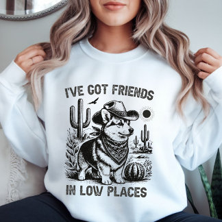 Corgi Cowboy Funny Women’s  Sweatshirt