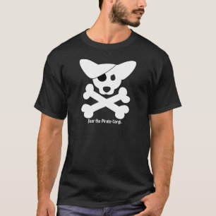 Corgi crâne et T-shirt d'os croisés