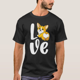 Corgi Cute Pembroke Welsh Dog Butt Love Dog T-Shirt