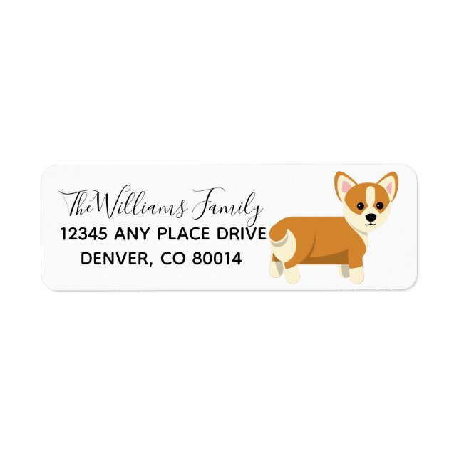 Corgi Cute Personnalisée (Devant)