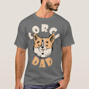 Corgi Dad Cute Dog Pet Owner T-Shirt