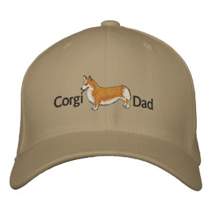Corgi Dad Embroidered Hat