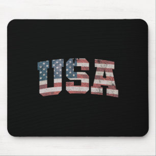 Corgi Dad Pembroke Welsh Corgi Us Flag Dog Lover 4 Mouse Pad