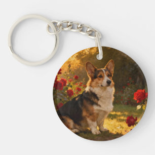 Corgi dans les Roses I