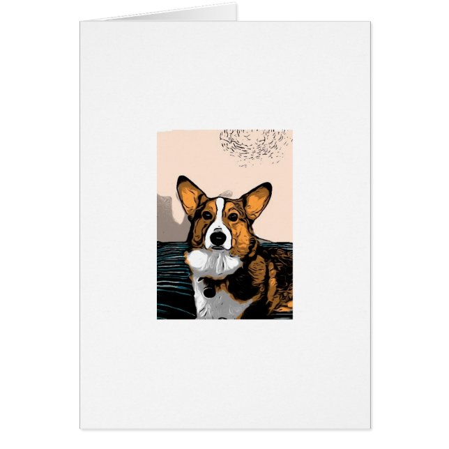 Corgi de bande dessinée (Devant)