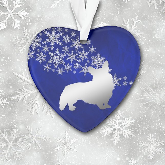 Corgi de flocons d'argent bleu (Créateur téléchargé)