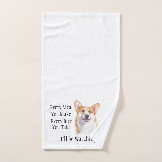 Corgi towel on sale