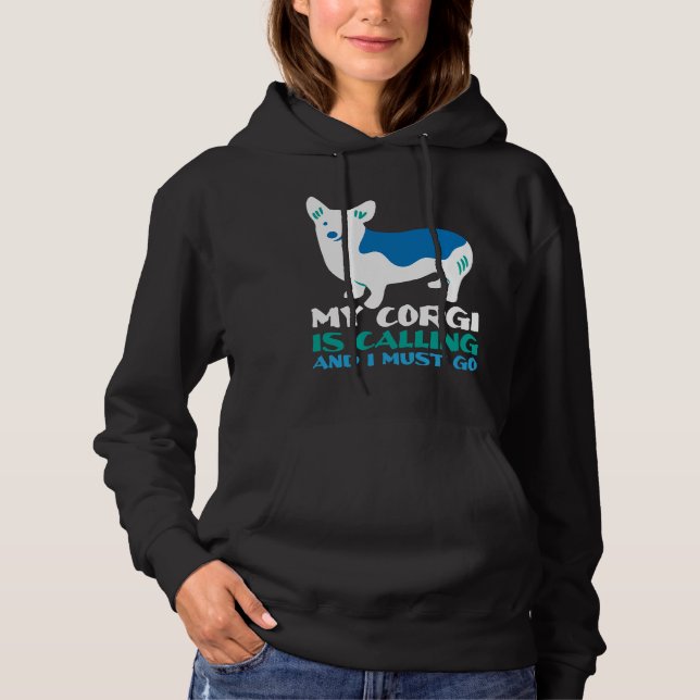 Corgi Dog  1044 Hoodie (Front)