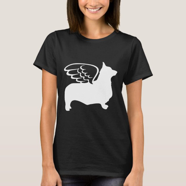 Corgi Dog Angel T-Shirt (Front)