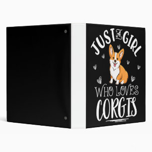 Corgi Dog Binder