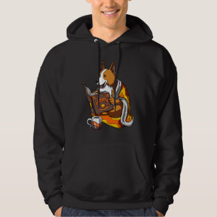 Corgi Dog Book Hoodie