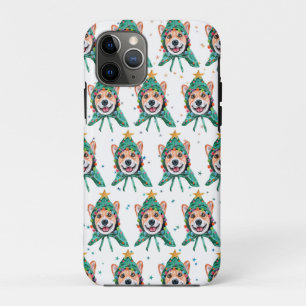 Corgi Dog Breed Christmas iPhone 11 Pro Case