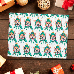 Corgi Dog Breed Christmas Fleece Blanket
