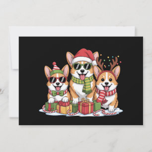 Corgi Dog Christmas Mom Dog Lover Holiday Gift Card