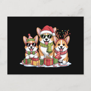 Corgi Dog Christmas Mom Dog Lover Holiday Gift Postcard