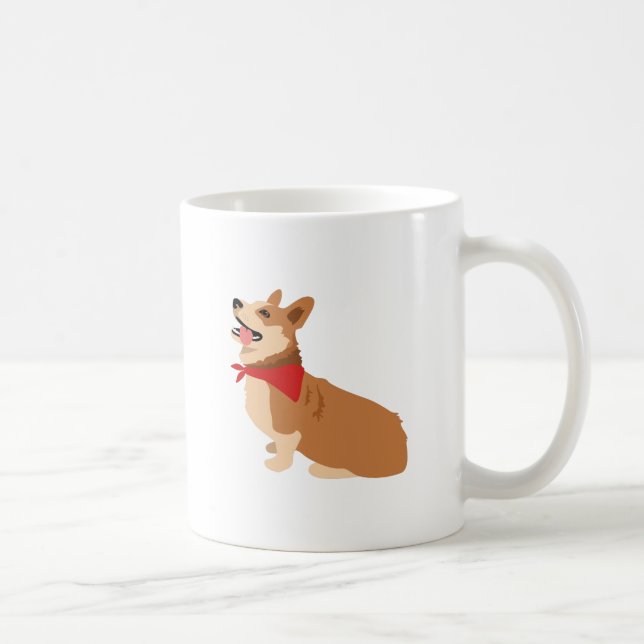 Corgi Dog Coffee Mug (Right)