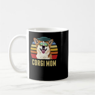 Corgi Dog Corgis Best Dog Mom Ever Retro Sunset Be Coffee Mug