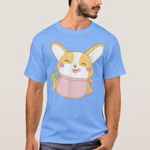 Corgi Dog Eating Tamales Meican Food  T-Shirt