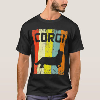 Corgi Dog Fun S Disco Retro I Dogs T-Shirt