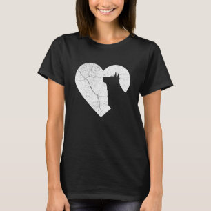 Corgi Dog Funny Heart Valentine's Day Dog Dad Mom T-Shirt