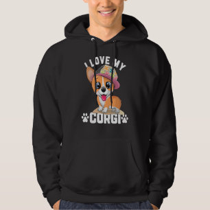 Corgi Dog I Love My Corgi Hoodie