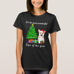 Corgi Dog Its The Most Wonderful Time Of The Year T-Shirt