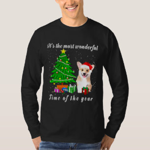 Corgi Dog Its The Most Wonderful Time Of The Year T-Shirt