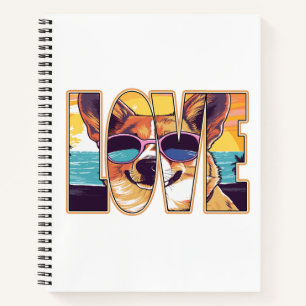 Corgi Dog Love Notebook