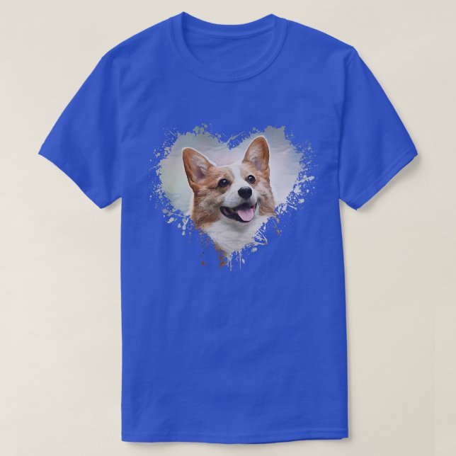 Corgi Dog Lover-386 T-Shirt (Design Front)