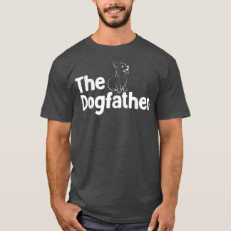 Corgi Dog Lover T The Dogfather Corgi Lover Dad  T-Shirt