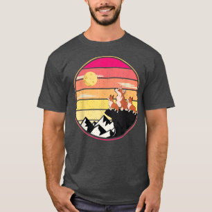 Corgi Dog Lover Tee Funny Three Corgi Moon Wolf Pa