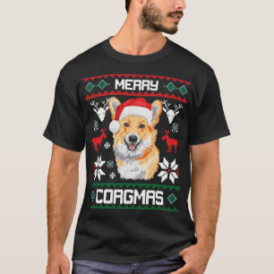 Corgi Dog Merry Corgmas Christmas T-Shirt Gift