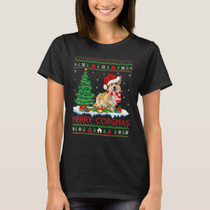 Corgi Dog  Merry Corgmas Matching Ugly Corgi Chris T-Shirt