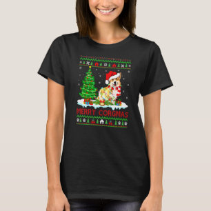 Corgi Dog Merry Corgmas Matching Ugly Corgi Christ T-Shirt