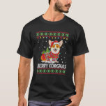 Corgi Dog Merry Corgmas Santa Corgi Ugly Christmas T-Shirt<br><div class="desc">Corgi Dog Merry Corgmas Santa Corgi Ugly Christmas Sweater T</div>