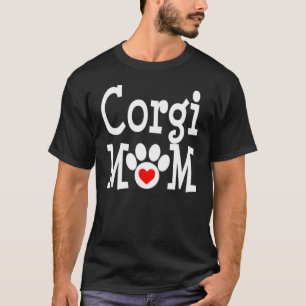 Corgi Dog Mom Owner Cute Christmas Wife Sister T-Shirt