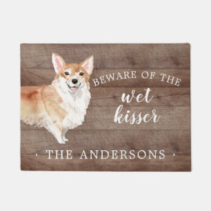 Corgi Dog Personalized Door Mat