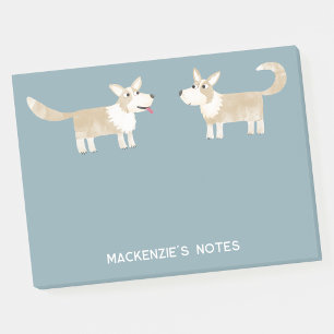Corgi Dog Personalized Post-it Notes
