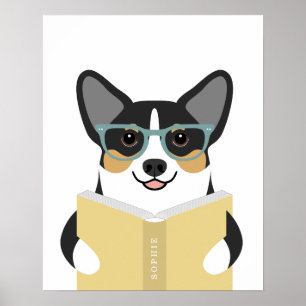 Corgi Dog Personalized Print