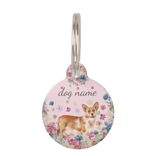 Corgi Dog Puppy Pet Tag (Front)