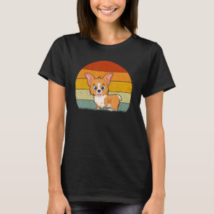 Corgi Dog  Retro Style Vintage T-Shirt