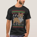 Corgi Dog Santa Claus Ugly Christmas Pattern X Mas T-Shirt<br><div class="desc">Corgi Dog Santa Claus Ugly Christmas Pattern X Mas 10</div>